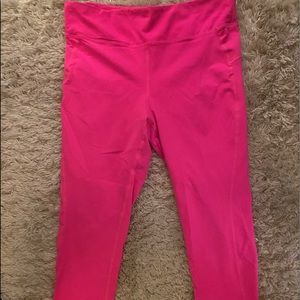Jcrew x New Balance Hot Pink Crop Leggings